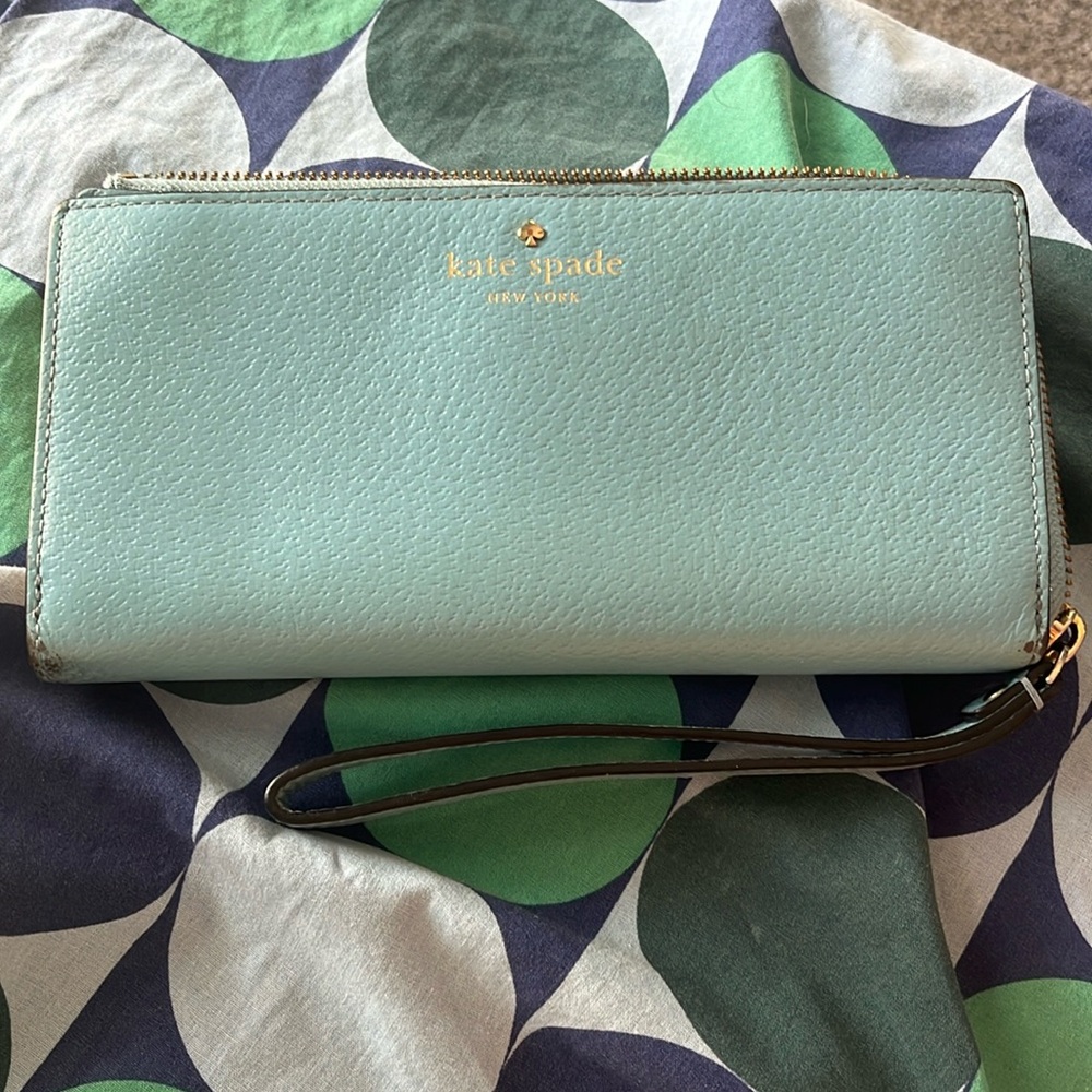 Kate Spade wallet/clutch baby blue
